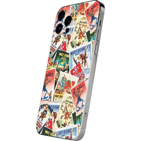 Disney Friends Retro Goofy Stamps Art iPhone 12 Pro Max Skin