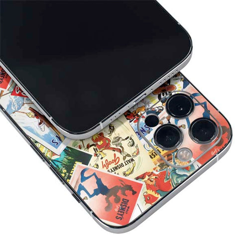Disney Friends Retro Goofy Stamps Art iPhone 12 Pro Max Skin