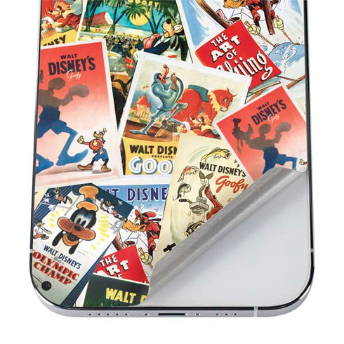 Disney Friends Retro Goofy Stamps Art iPhone 12 Pro Skin