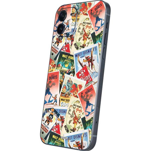 Disney Friends Retro Goofy Stamps Art iPhone 12 Skin