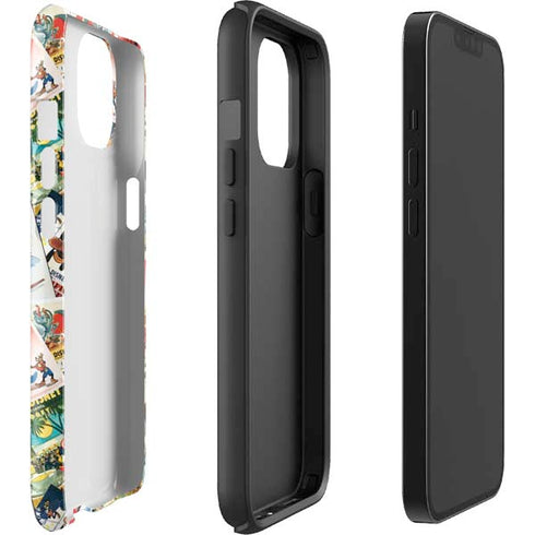 Disney Friends Retro Goofy Stamps Art iPhone 13 Impact Case