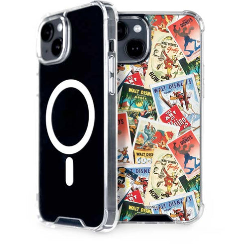 Disney Friends Retro Goofy Stamps Art iPhone 13 MagSafe Case