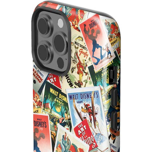Disney Friends Retro Goofy Stamps Art iPhone 13 Pro Max Impact Case