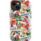 Disney Friends Retro Goofy Stamps Art iPhone 14 Plus Impact Case