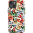 Disney Friends Retro Goofy Stamps Art iPhone 15 Impact Case