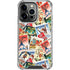 Disney Friends Retro Goofy Stamps Art iPhone 15 Pro Clear Case