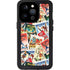 Disney Friends Retro Goofy Stamps Art iPhone 14 Pro Waterproof Case