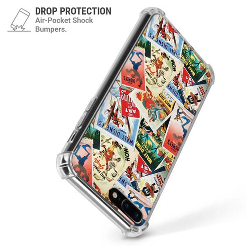 Disney Friends Retro Goofy Stamps Art iPhone 7/8 Plus Clear Case