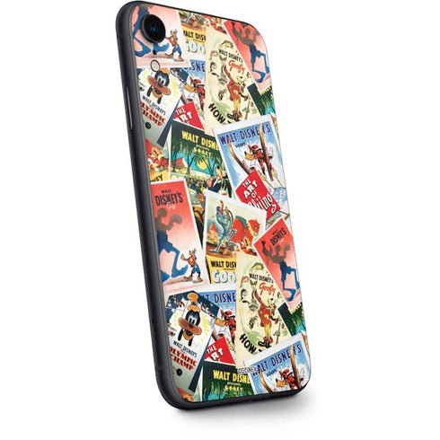 Disney Friends Retro Goofy Stamps Art iPhone XR Skin