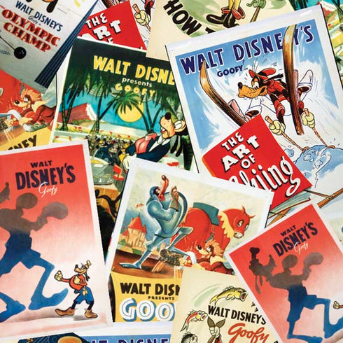 Disney Friends Retro Goofy Stamps Art iPhone XS Max Skin