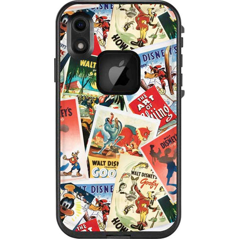 Disney Friends Retro Goofy Stamps Art LifeProof Fre iPhone Skin