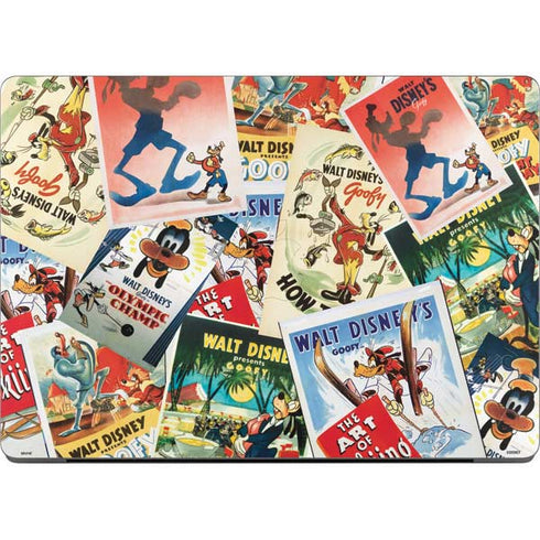 Disney Friends Retro Goofy Stamps Art MacBook Pro 14in (2021-24) Skin