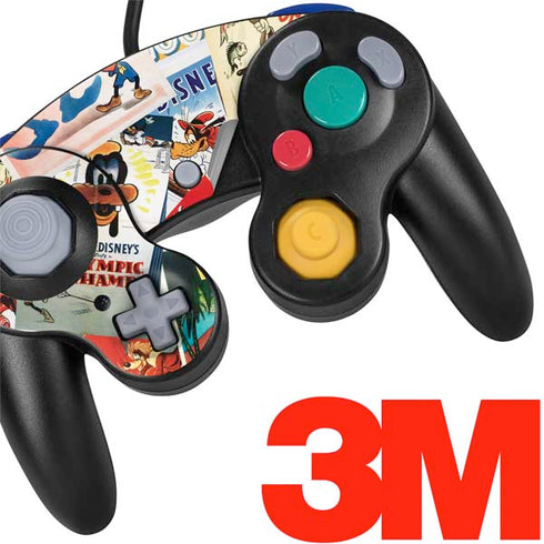 Disney Friends Retro Goofy Stamps Art Nintendo GameCube Controller Skin