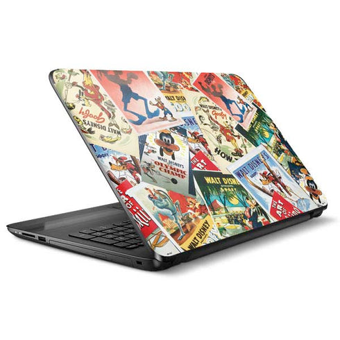 Disney Friends Retro Goofy Stamps Art HP Notebook Skin