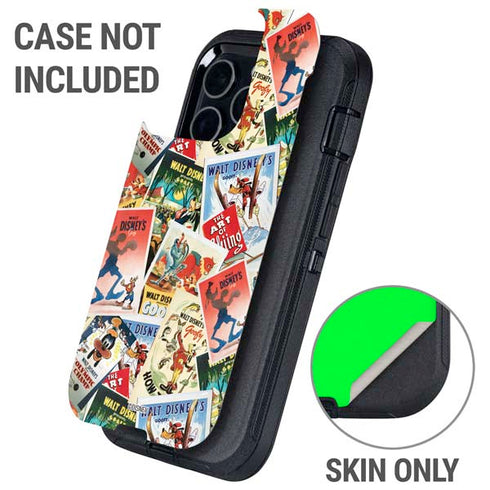 Disney Friends Retro Goofy Stamps Art Otterbox Defender iPhone Skin