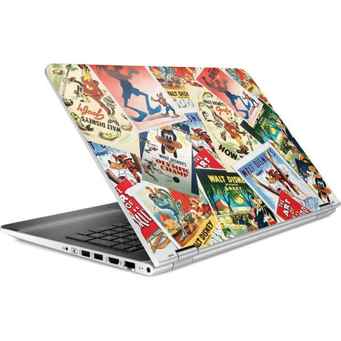 Disney Friends Retro Goofy Stamps Art HP Pavilion Skin