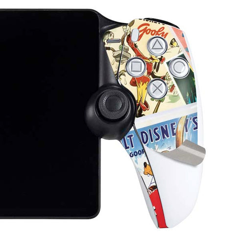 Disney Friends Retro Goofy Stamps Art PlayStation Portal Remote Player Skin
