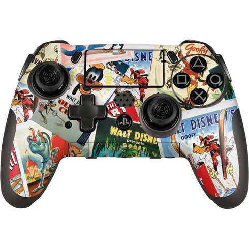 Disney Friends Retro Goofy Stamps Art PlayStation Scuf Vantage 2 Controller Skin