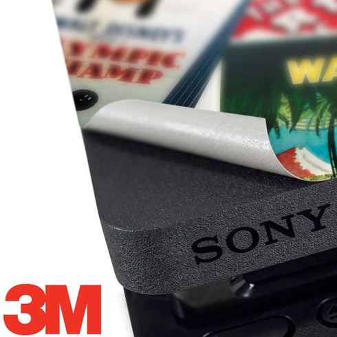 Disney Friends Retro Goofy Stamps Art PS4 Pro Bundle Skin