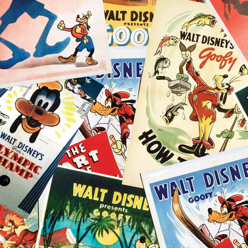 Disney Friends Retro Goofy Stamps Art PS4 Slim Bundle Skin