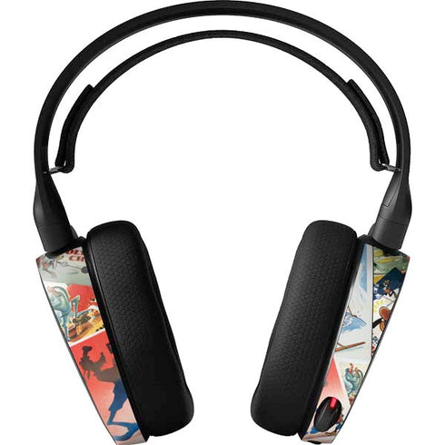 Disney Friends Retro Goofy Stamps Art SteelSeries Arctis 3 Skin