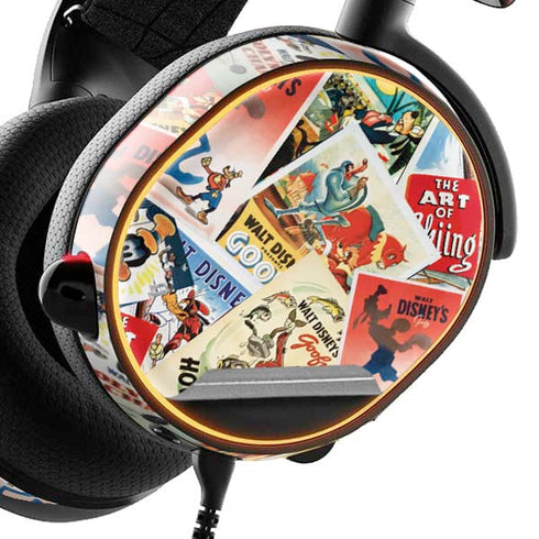 Disney Friends Retro Goofy Stamps Art SteelSeries Arctis 3 Skin