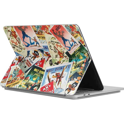 Disney Friends Retro Goofy Stamps Art Surface Laptop Studio Skin