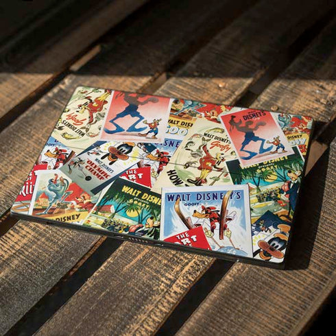 Disney Friends Retro Goofy Stamps Art Surface Pro 7 Skin