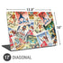 Disney Friends Retro Goofy Stamps Art Universal Laptop 17in (13.8 x 10in) Skin