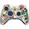 Disney Friends Retro Goofy Stamps Art Xbox 360 Wireless Controller Skin