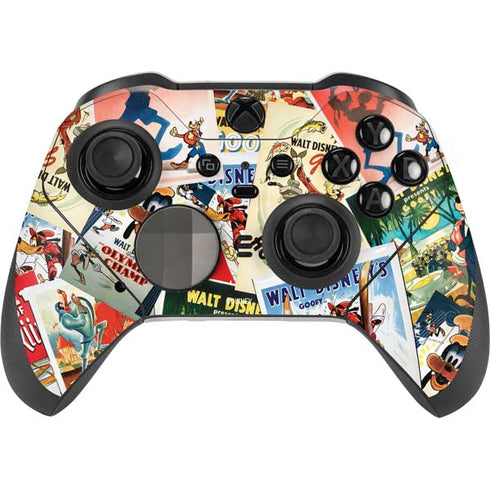 Disney Friends Retro Goofy Stamps Art Xbox Elite Wireless Controller Series 2 Skin