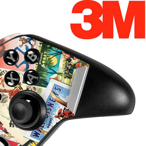 Disney Friends Retro Goofy Stamps Art Xbox One Elite Controller Skin