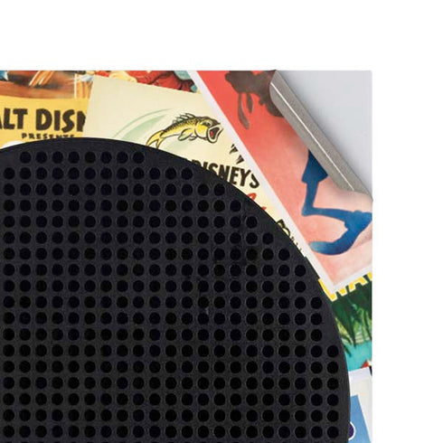 Disney Friends Retro Goofy Stamps Art Xbox Series S Console Skin