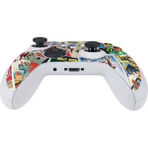 Disney Friends Retro Goofy Stamps Art Xbox Series S Controller Skin