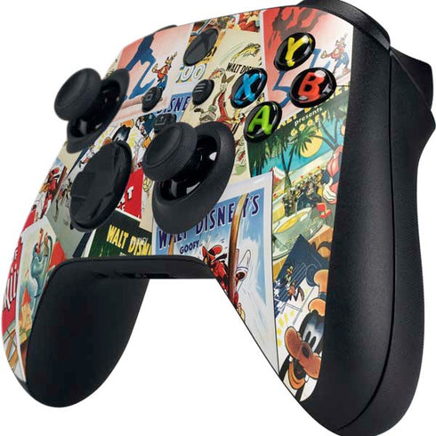 Disney Friends Retro Goofy Stamps Art Xbox Series X Controller Skin
