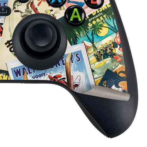 Disney Friends Retro Goofy Stamps Art Xbox Series X Controller Skin