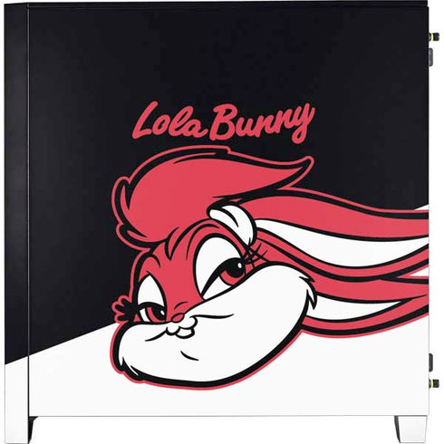 Looney Tunes Retro Lola Bunny Corsair 4000D Tempered Glass Mid-Tower ATX Case Skin