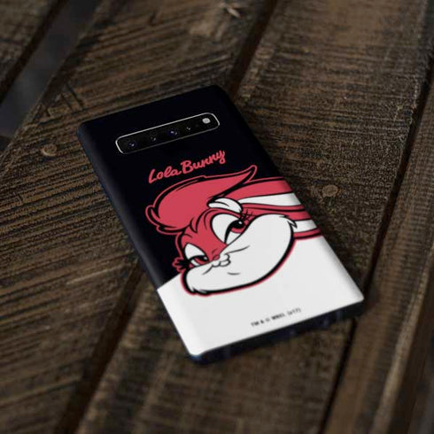 Looney Tunes Retro Lola Bunny Galaxy S10 Skin