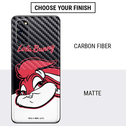 Looney Tunes Retro Lola Bunny Galaxy S20 Skin