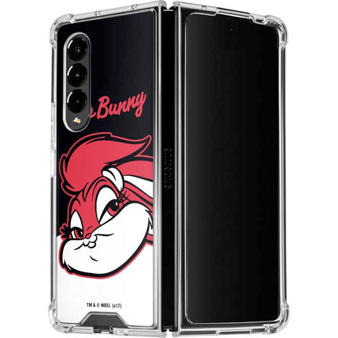Looney Tunes Retro Lola Bunny Galaxy Z Fold4 5G Clear Case