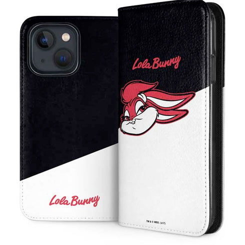 Looney Tunes Retro Lola Bunny iPhone 14 Plus Folio Case