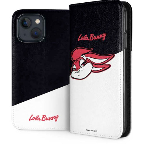 Looney Tunes Retro Lola Bunny iPhone 15 Plus Folio Case