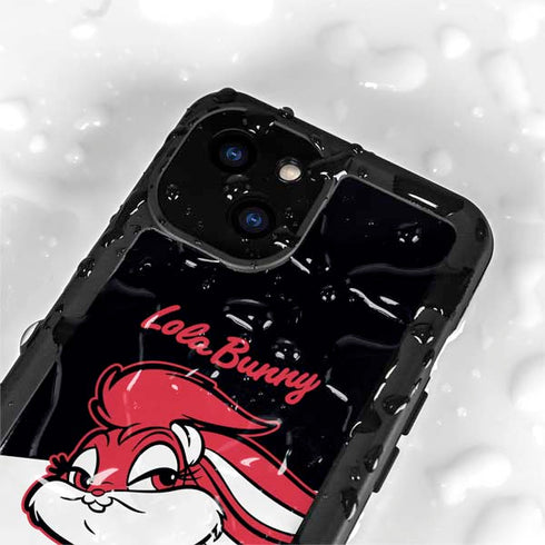 Looney Tunes Retro Lola Bunny iPhone 15 Waterproof Case