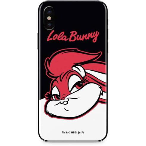 Looney Tunes Retro Lola Bunny iPhone X Skin