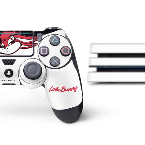 Looney Tunes Retro Lola Bunny PS4 Pro Bundle Skin