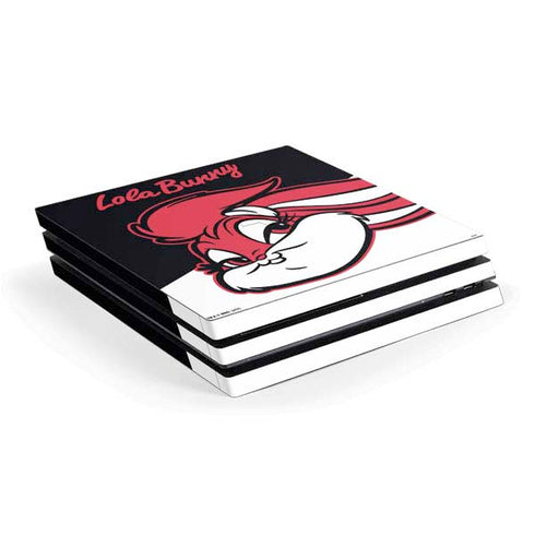 Looney Tunes Retro Lola Bunny PS4 Pro Console Skin