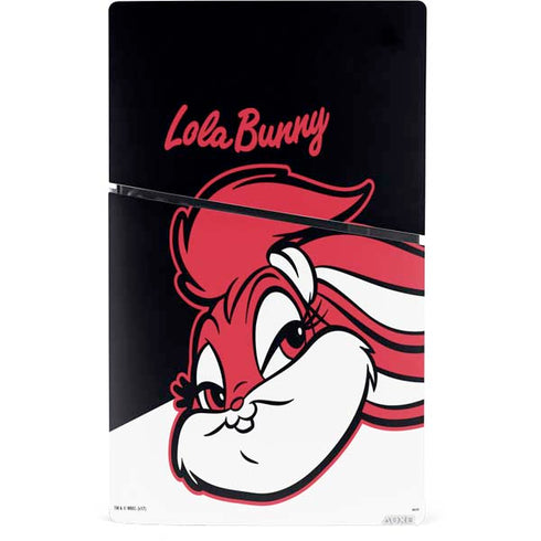 Looney Tunes Retro Lola Bunny PS5 Slim Digital Edition Console Skin