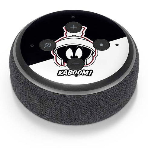 Looney Tunes Retro Marvin The Martian Amazon Echo Dot Skin