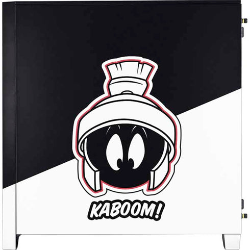 Looney Tunes Retro Marvin The Martian Corsair 4000D Tempered Glass Mid-Tower ATX Case Skin