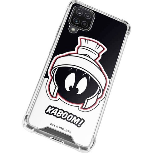 Looney Tunes Retro Marvin The Martian Galaxy A12 Clear Case